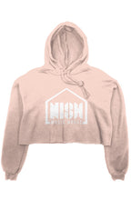 Load image into Gallery viewer, crop fleece hoodie peach
